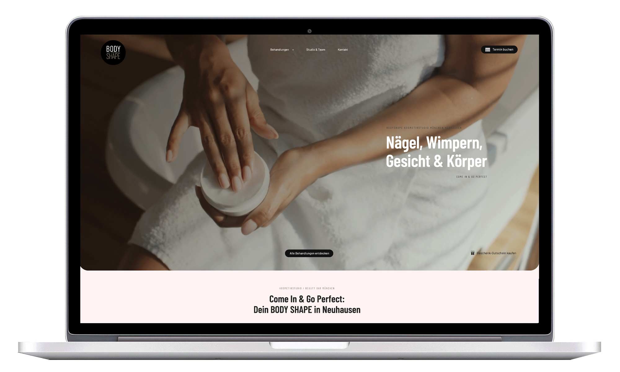 Bodyshape Kosmetikstudio – Website
