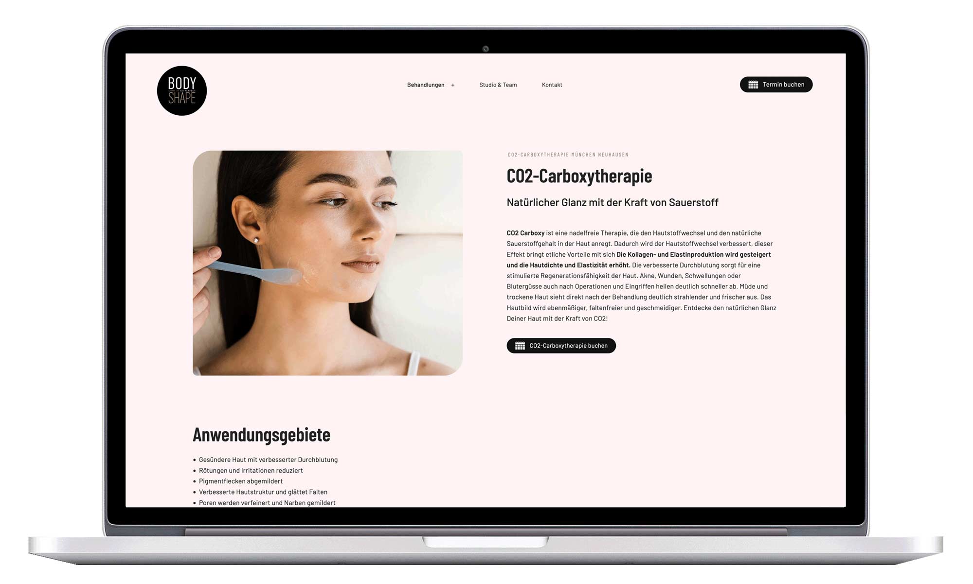 Bodyshape Kosmetikstudio – Website