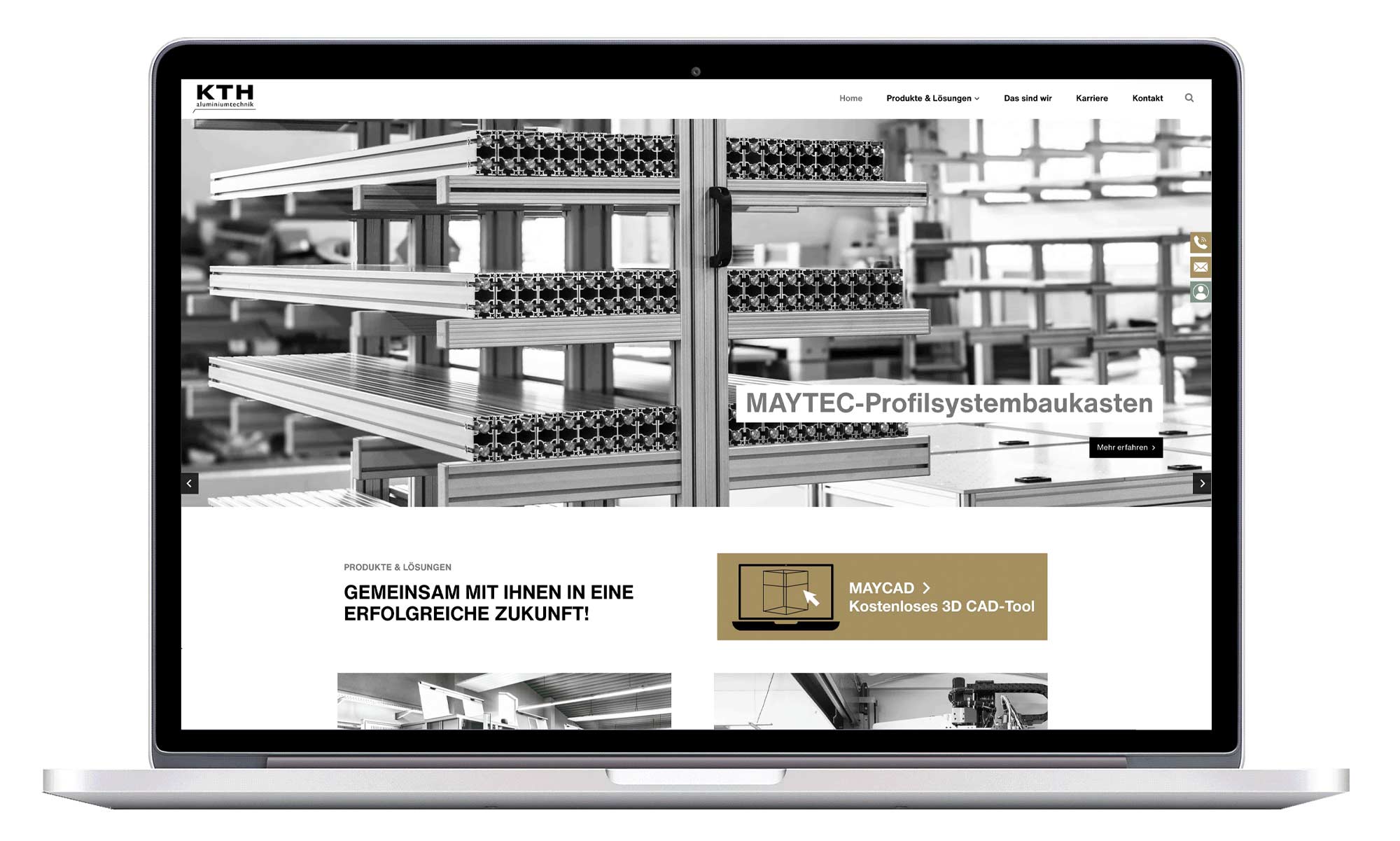 KTH Aluminiumtechnik – Website