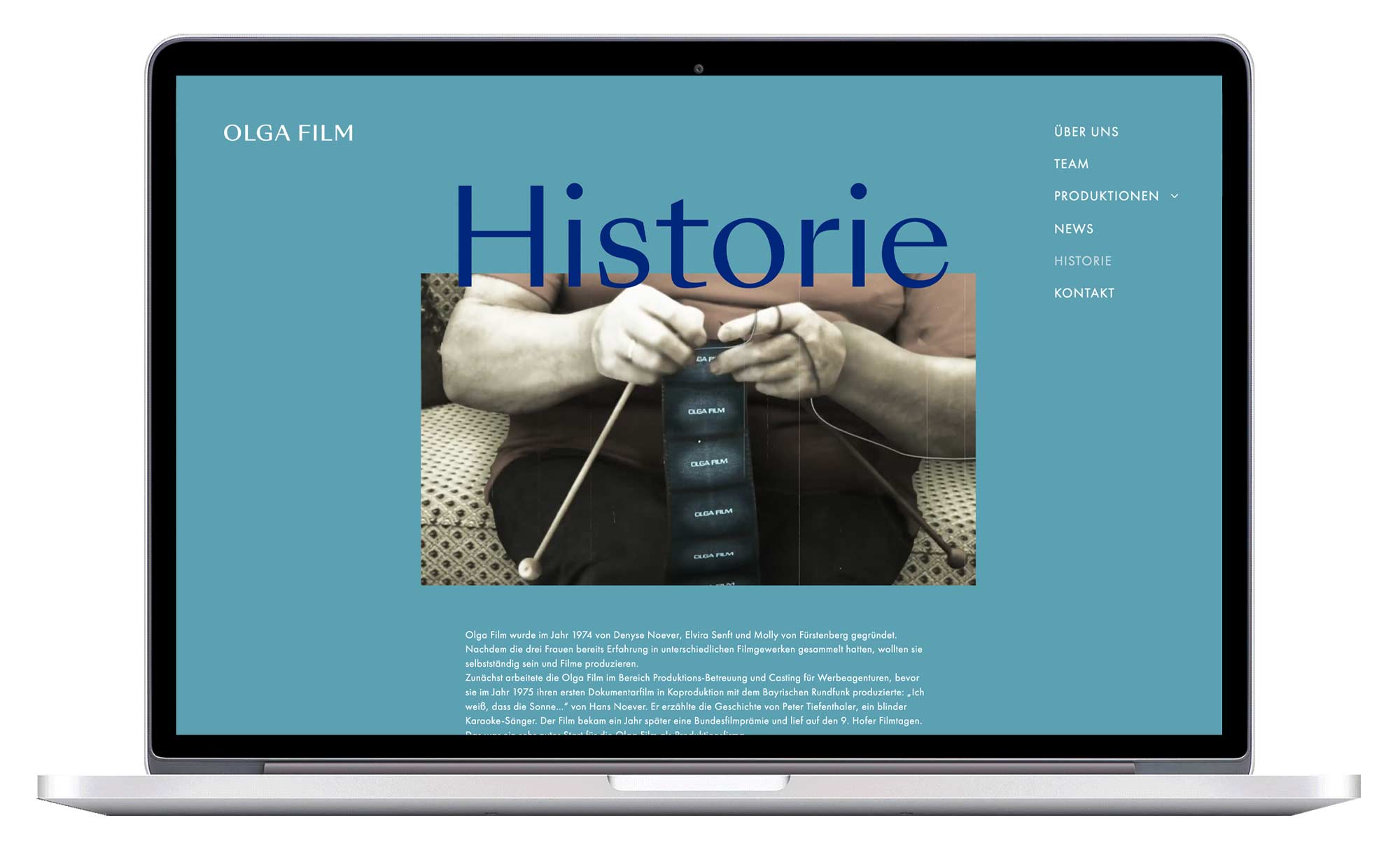 Olgafilm – Website